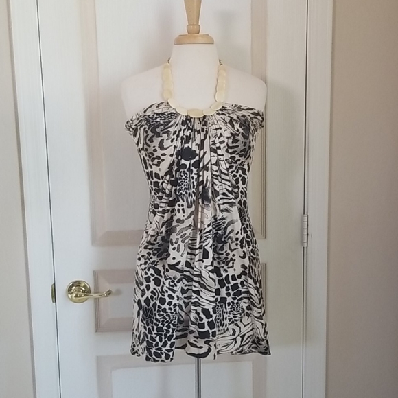 Sky Leopard Dress
